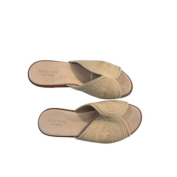 Cole Haan Ansley Slide Sandals in Jute Size 7 B - Picture 3 of 7